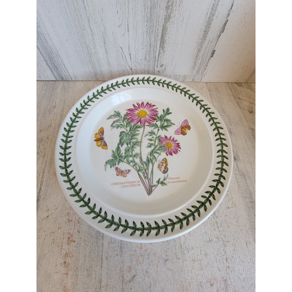 Botanic garden Portmeirion flowered chrysanthemum 10 inch kitchen plate home